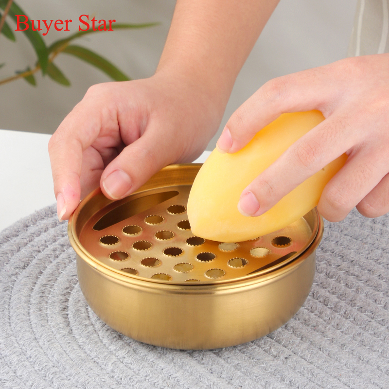 Baby Food Grinding Bowl - 子供用ステンレス製グラインダーボウル1個、手作りフードプロセッサー、フィーディングボウル、金属製ベビーフードミル、フードグラインダーメーカー