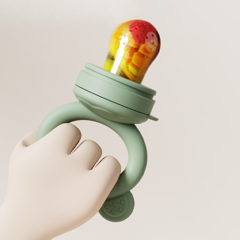 Baby Food Guide - ベビーおしゃぶりフルーツフィーダーカバー付きシリコーン新生児乳首フレッシュフルーツ食品野菜給餌おしゃぶりベビーおしゃぶりおもちゃ