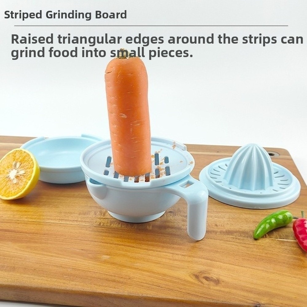 無地ベビーフードグラインディングボウル手作り多機能手動グライ - Baby Food Grinding Bowl のレビューと価格