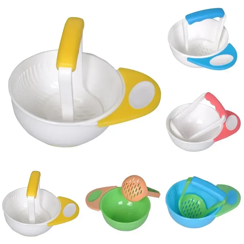ベビーフードミル、子供用食器、ベビー学習用ボウル、手作りの食 - Baby Food Grinding Bowl のレビューと価格