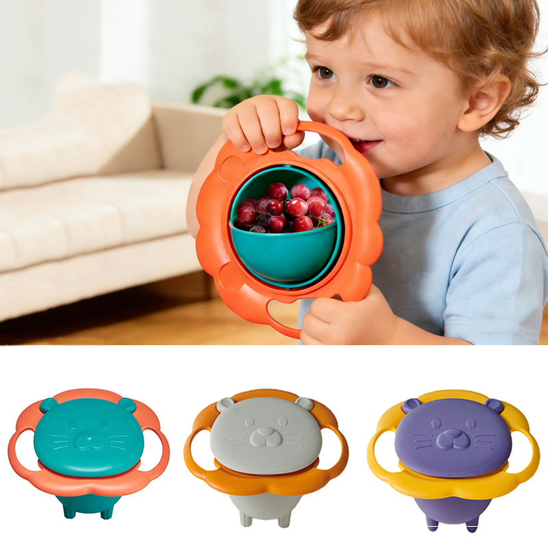 ベビージャイロボウル実用的なデザイン子供ロータリーバランスノ - Baby Food Grinding Bowl のレビューと価格