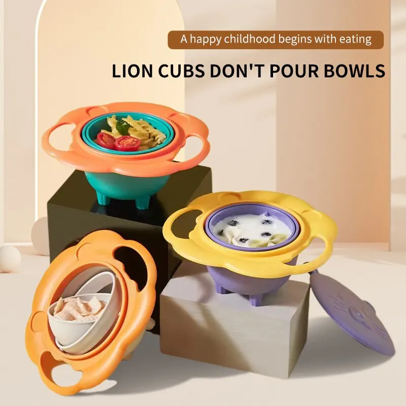 ベビージャイロボウル実用的なデザイン子供ロータリーバランスノ - Baby Food Grinding Bowl のレビューと価格