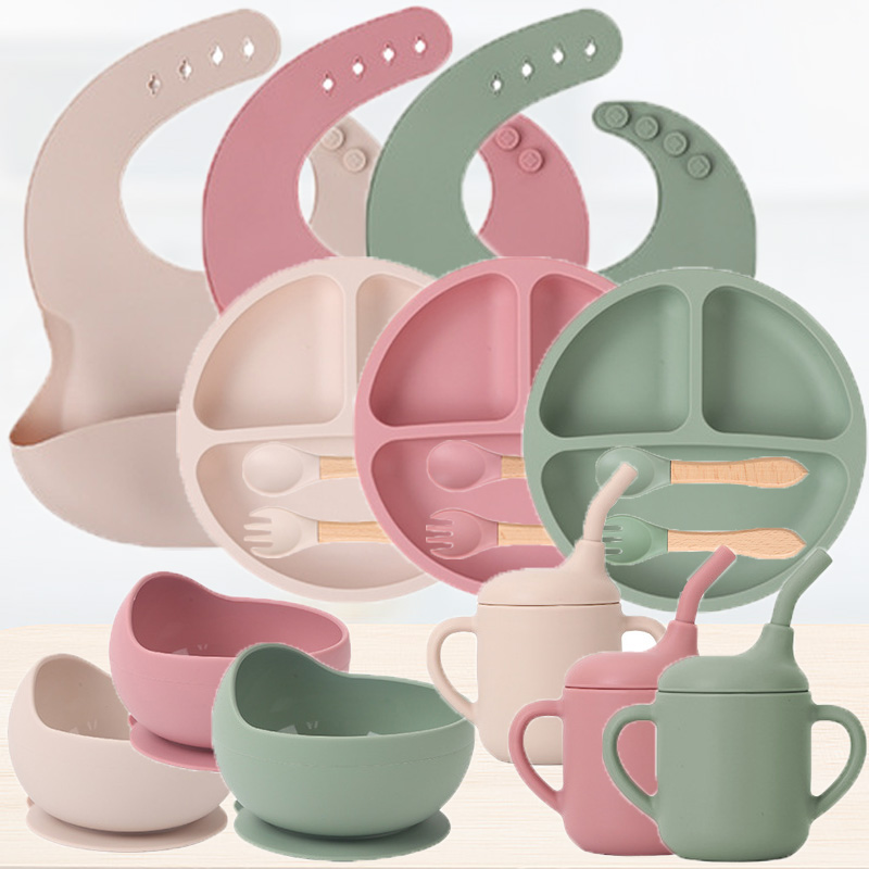 子供用シリコン食器セット、赤ちゃんの生鮮食品トレーニング、サ - Baby Food Guide のレビューと価格