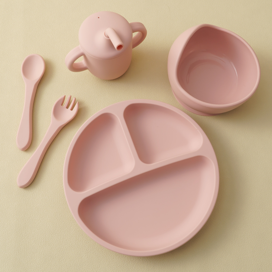 赤ちゃん用シリコン食器セット,ボウルプレート,ソフトジッピー - Silicone Suction Bowl のレビューと価格