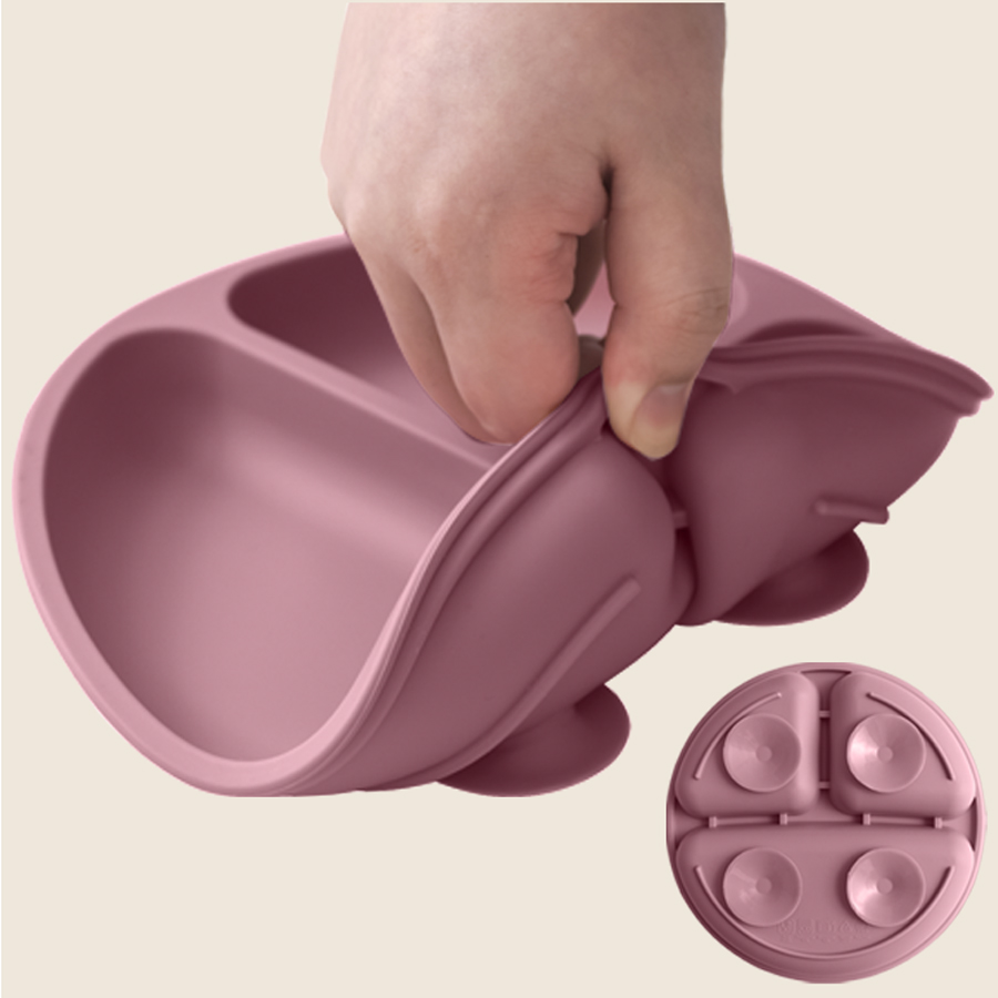 1 個ベビー吸盤シリコーンダイニングプレート BPA フリー - Silicone Suction Bowl のレビューと価格