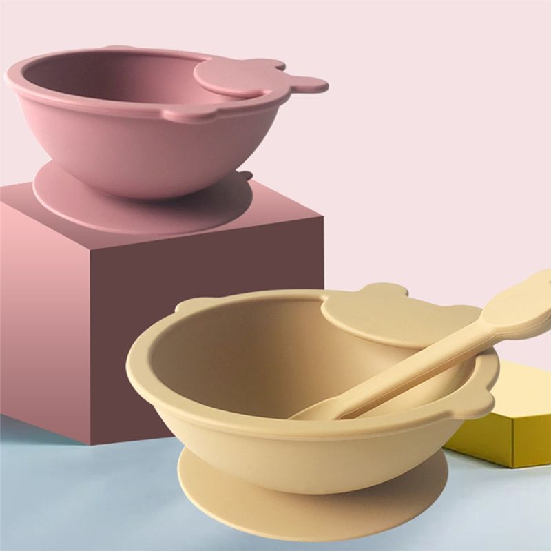 1 セットシリコン吸引ボウル第一段階給餌シリコンプレート子供 - Silicone Suction Bowl のレビューと価格
