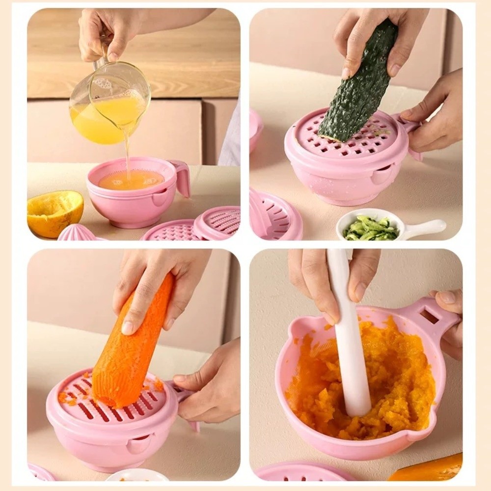 無地ベビーフードグラインディングボウル手作り多機能フルーツピ - Baby Food Grinding Bowl のレビューと価格