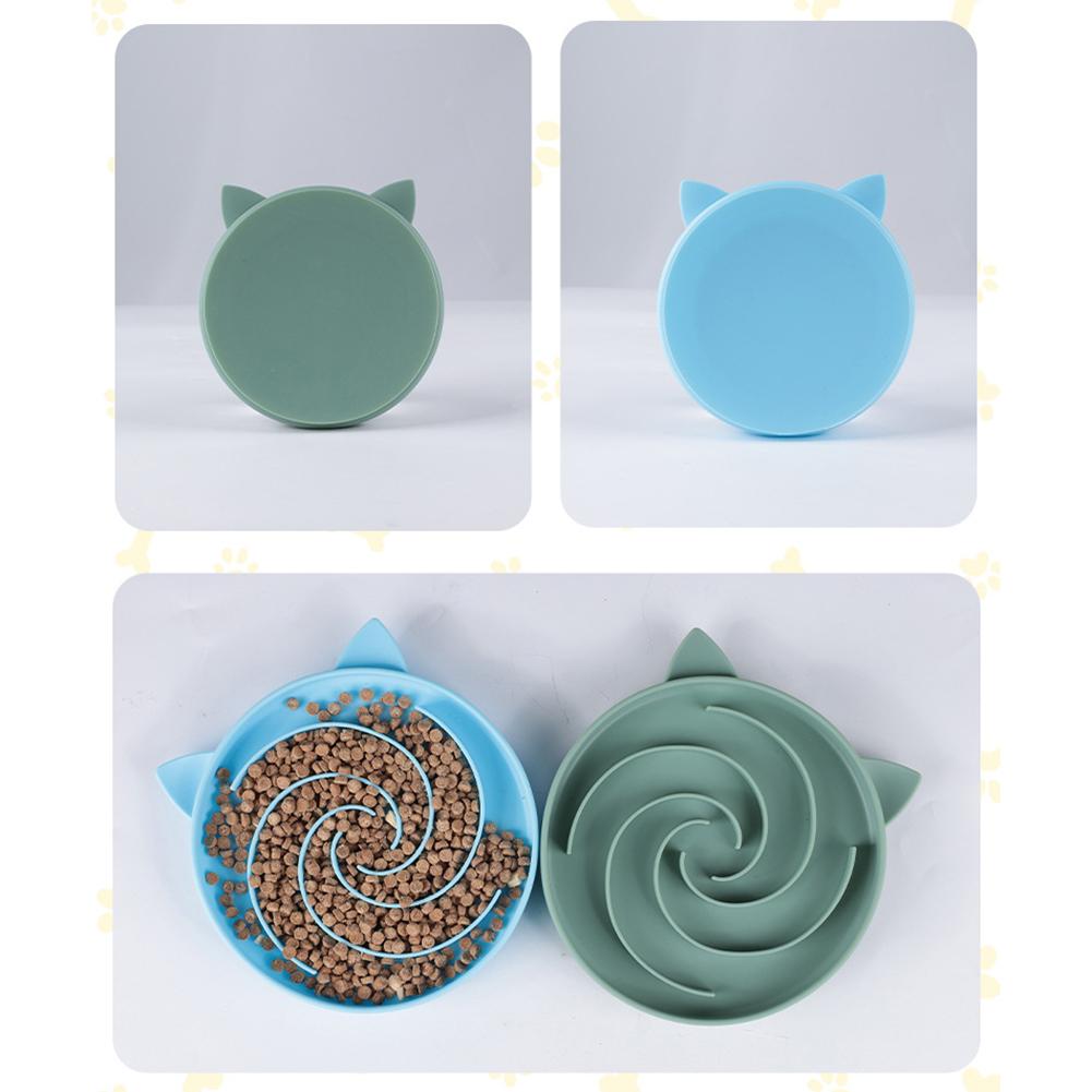 かわいいペット用スローフィーダーボウル、嘔吐防止と腸の保護、 - Silicone Suction Bowl のレビューと価格