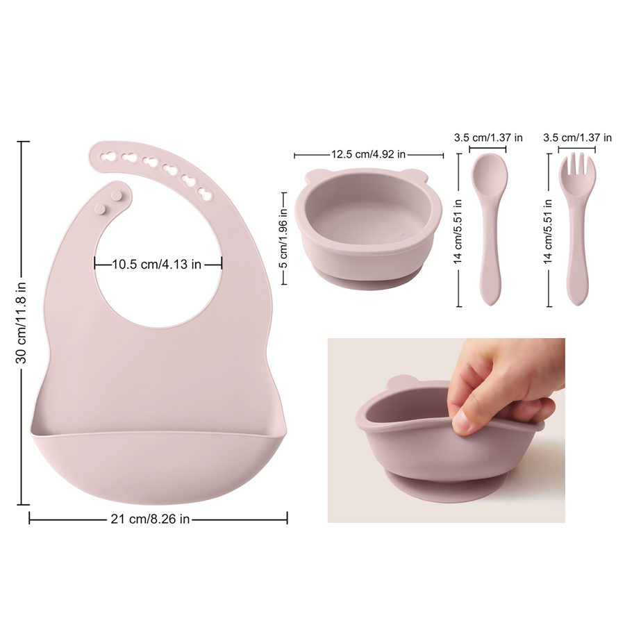 赤ちゃん用シリコン皿,食品用,サッカーボウル,プレート,スプ - Silicone Suction Bowl のレビューと価格