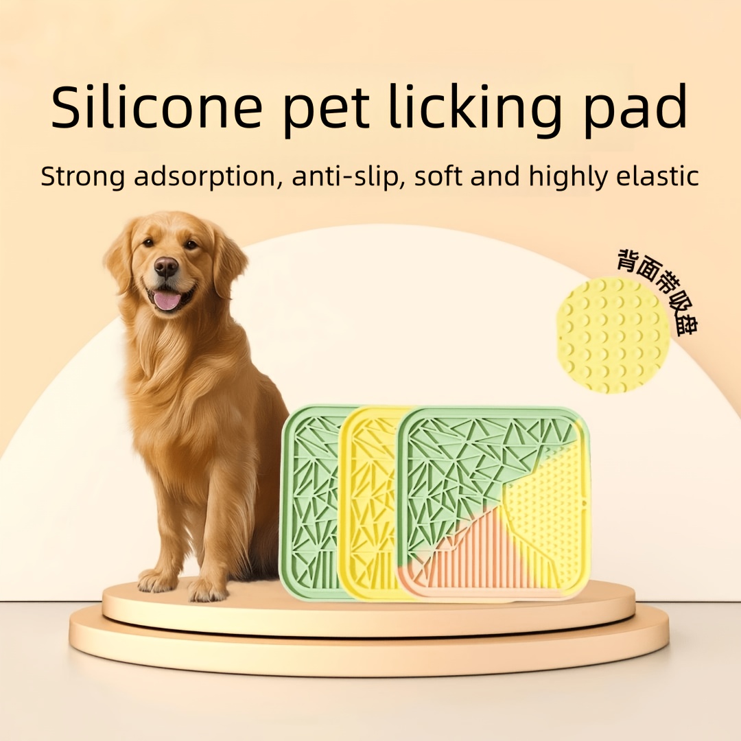 ペット用舐めプレート 吸盤付き舐めマット 犬用スローフィーダ - Silicone Suction Bowl のレビューと価格