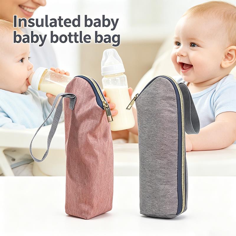 ポータブル哺乳瓶断熱バッグ、ジッパー付き保温ボトルポーチ、新 - Baby Food Warmer Portable のレビューと価格
