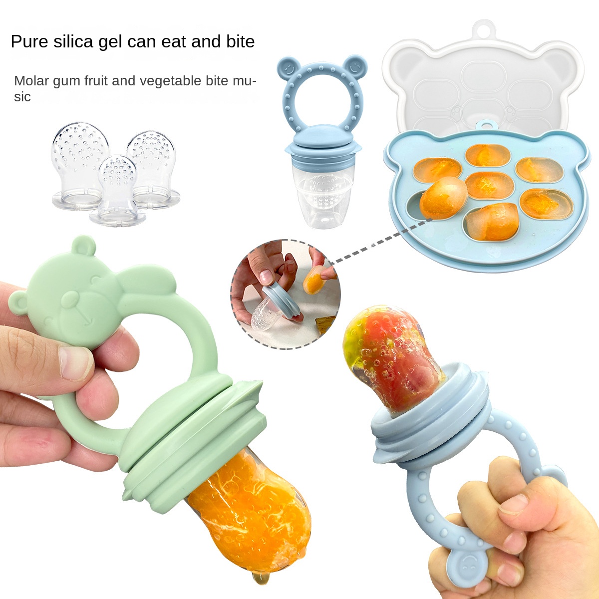 赤ちゃん用シリコン歯がためリング,食品グレード,環境にやさし - Baby Food Guide のレビューと価格