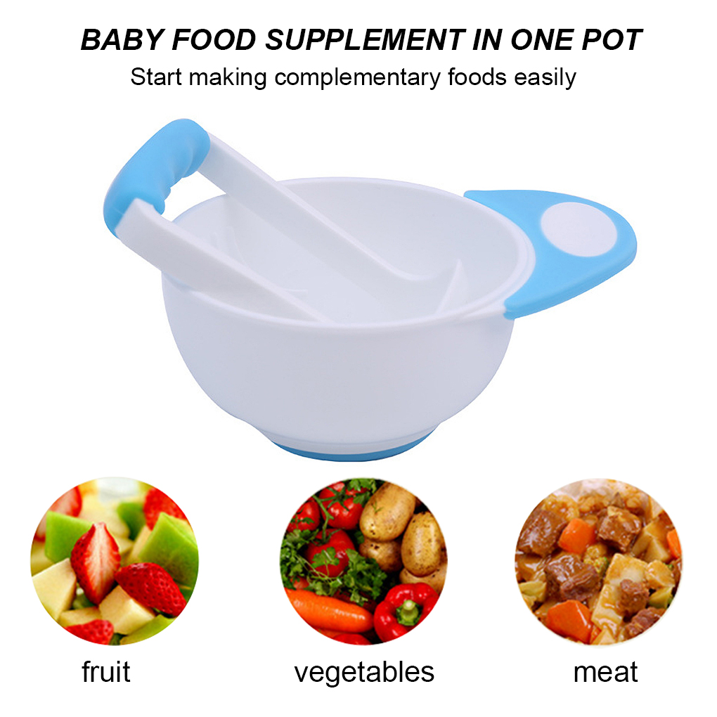 赤ちゃん用手動ボウルセット,子供用給餌ボウル,野菜の果物,食 - Baby Food Grinding Bowl のレビューと価格